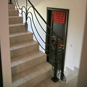 Wrought iron railings