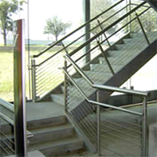 Balustrade inox