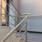 Stainless steel railings