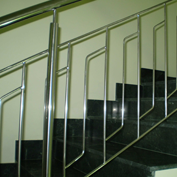 Stainless steel railings