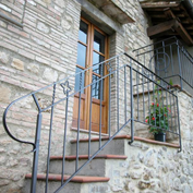 Wrought iron railings